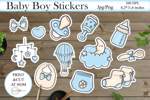 Download Baby Shower Printable Stickers Design - Baby Collection