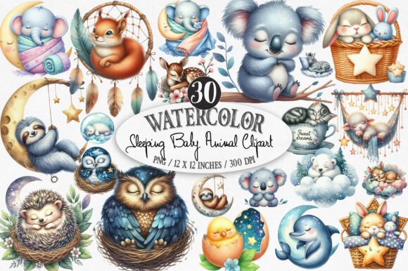 Download Sleeping Baby Animal, Sweet Dreams PNG - Baby Collection