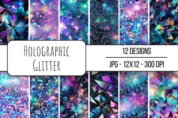 Download Holographic Glitter Seamless Pattern - Glitter Collection
