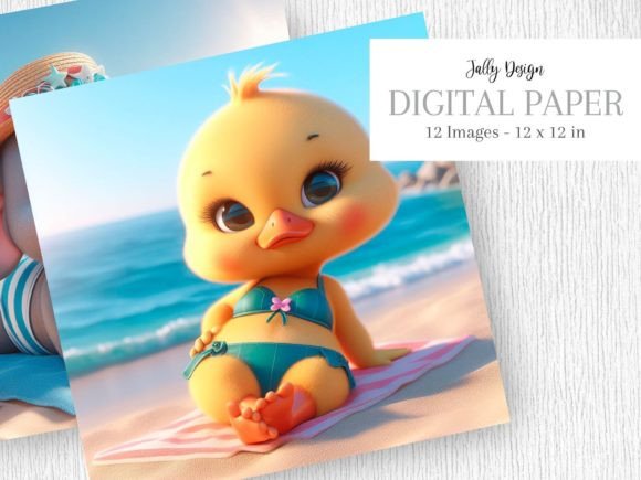 Download Cute Baby Animals Laying on the Beach 11 - Baby Collection