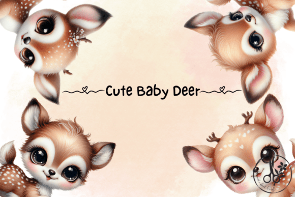 Download Cute Baby Deer - Clipart - Baby Collection