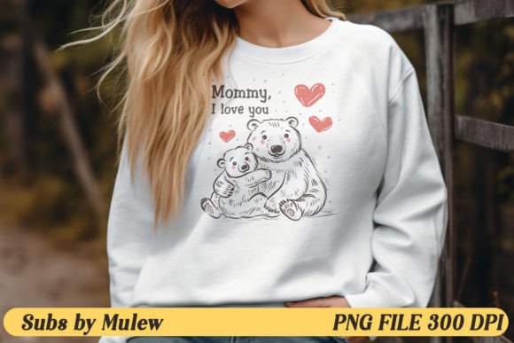 Download Mother &amp; Baby Polar Bear Sublimation - Baby Collection
