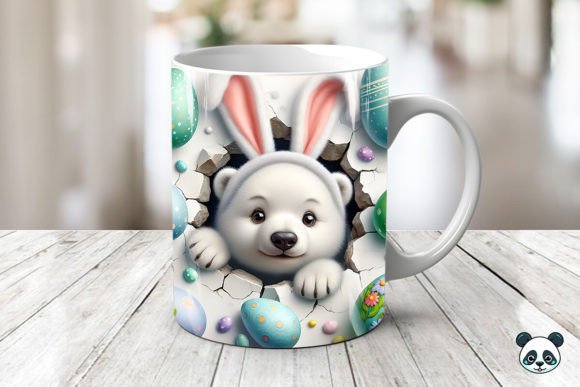 Download Easter Baby Polar Bear 3D Mug Wrap - Baby Collection