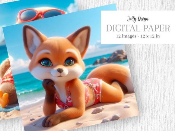 Download Cute Baby Animals Laying on the Beach 12 - Baby Collection