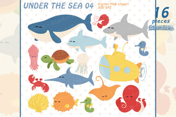 Download Under the Sea, Cute Baby Animals Clipart - Baby Collection