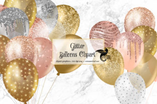 Download Glitter Balloons Clipart - Glitter Collection