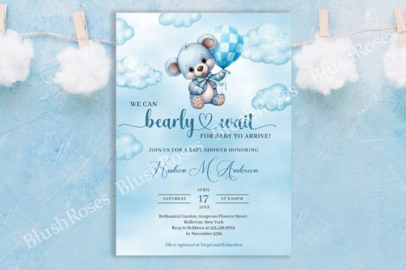 Download We Can Bearly Wait Baby Shower Invite - Baby shower invite Collection