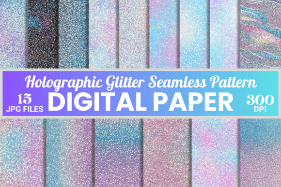 Download Holographic Glitter Seamless Pattern - Glitter Collection