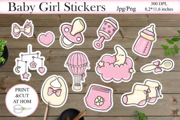 Download Baby Shower Printable Stickers Design - Baby Collection
