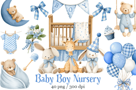 Download Baby Boy Shower, First Birthday Boy - Baby Collection